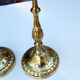 Brass candle holders XIXth