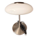 Tällbyn mushroom table lamp Ikea vintage white opaline glass chrome