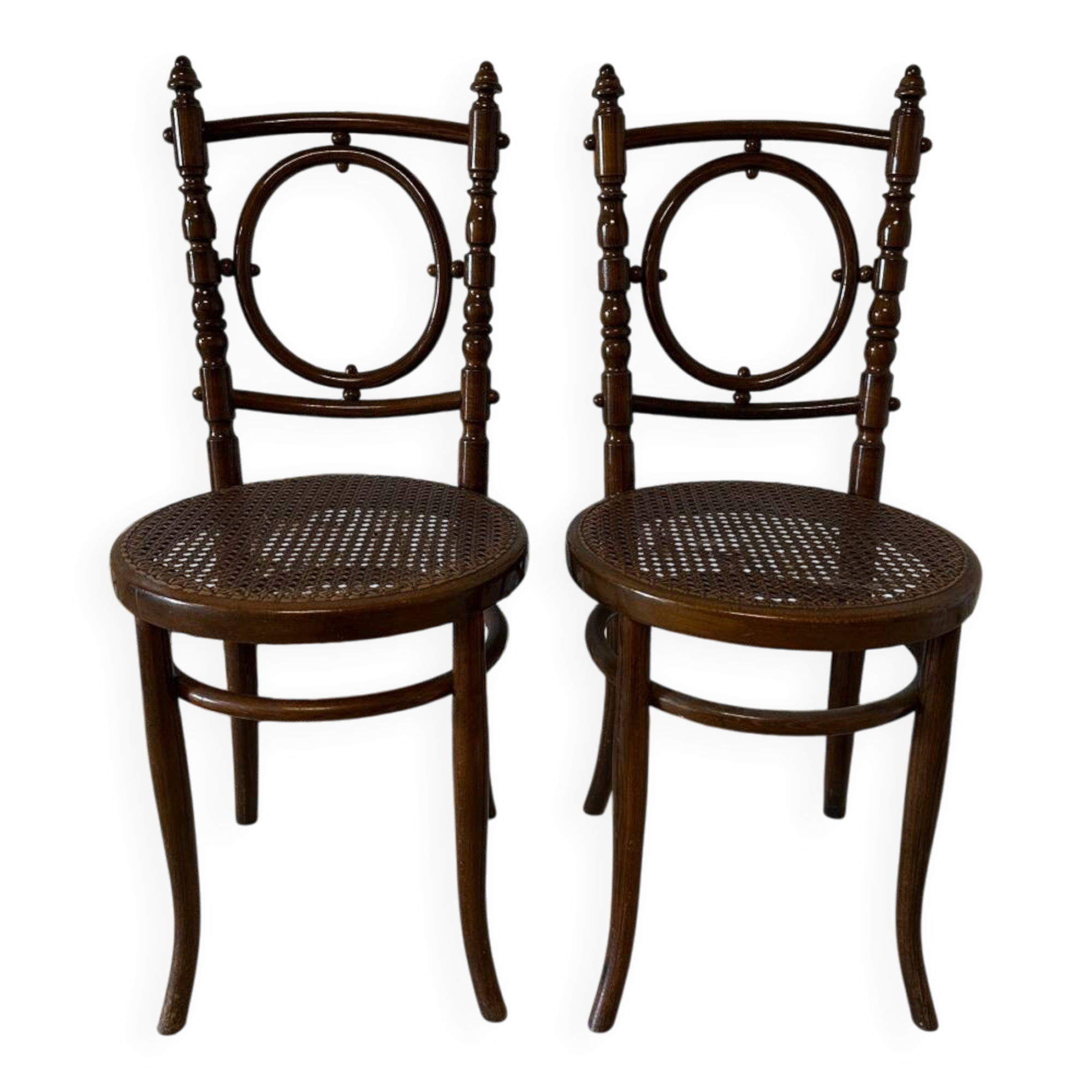 Paire de chaises de bistrot Fischel
