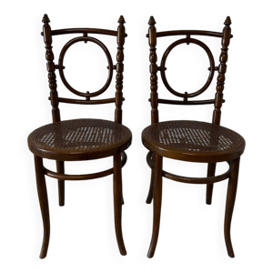 Paire chaises bistrot - fischel