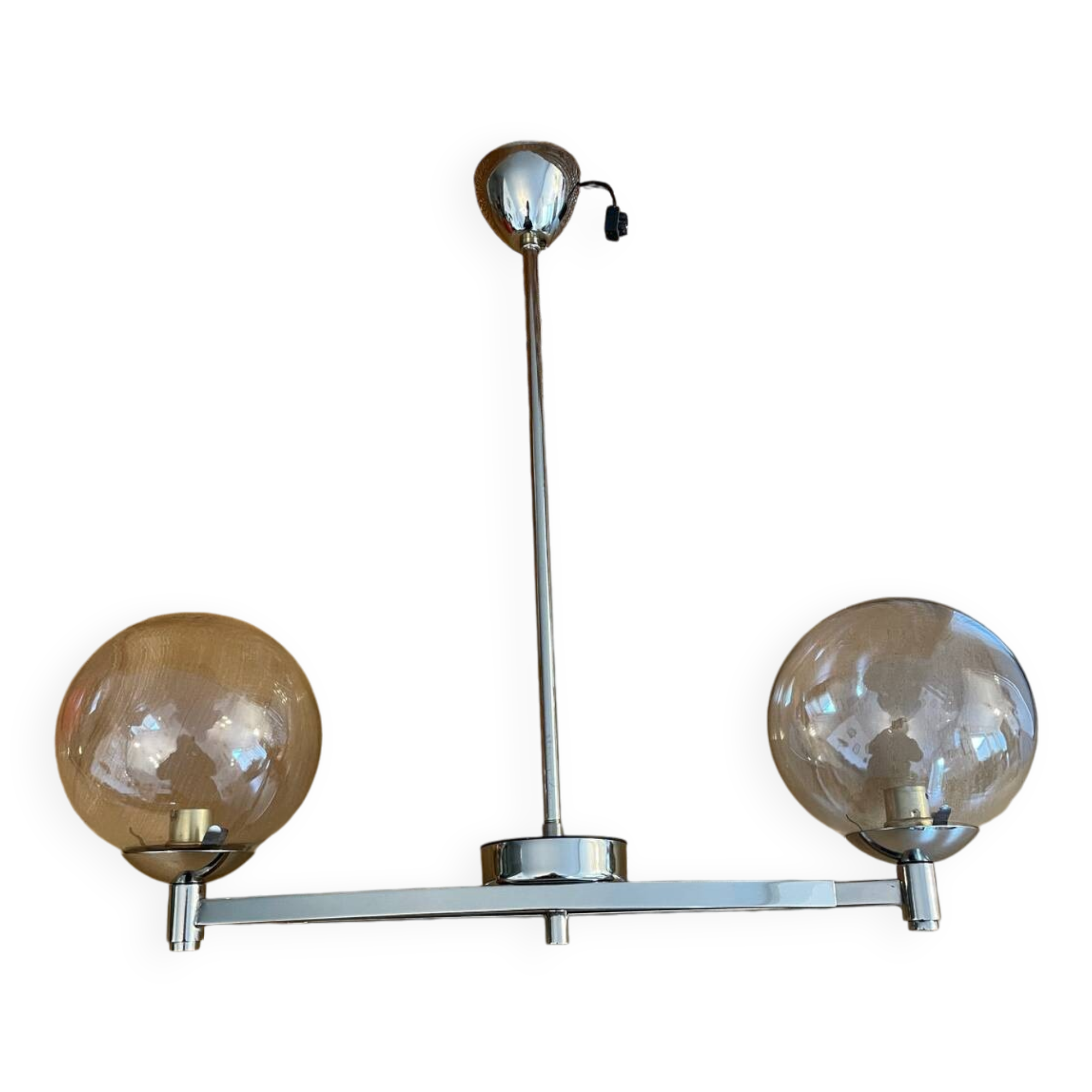 Space age style chandelier