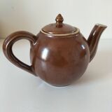 Small stoneware "selfish" teapot