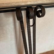 Large wrought iron console