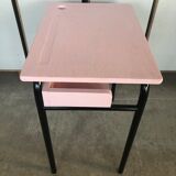 Old school desk restored pink