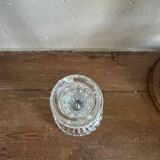 Glass candle holder