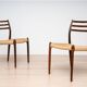 Niels Otto Møller Model 15 Dining Table with Six Model 78 Chairs, J.L. Møll