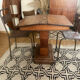 Double art deco oak desk