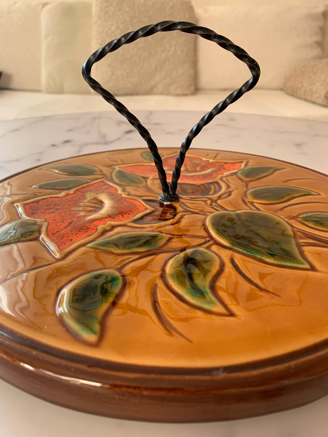 Vallauris ceramic tray