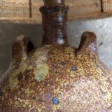 Handmade pyrite stoneware lamp, 1970