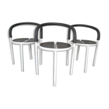 Fritz Hansen - Set Van 3 'Pelikan' Eettafel Stoelen- By Niels Gammelgaard