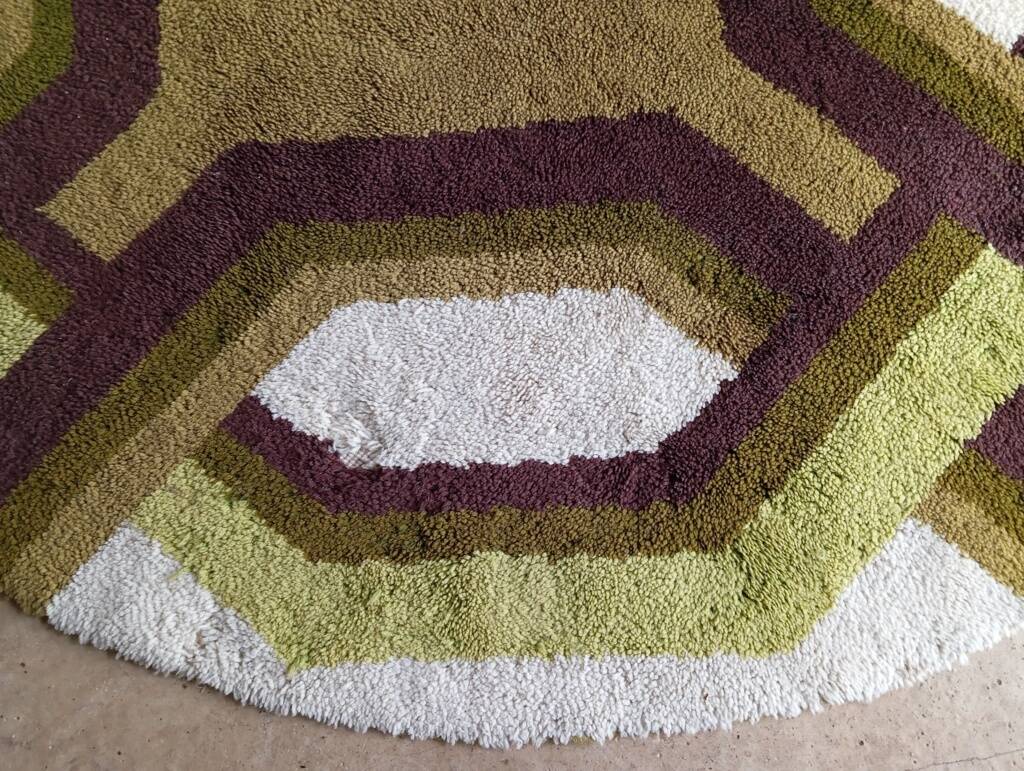 Tapis space age en laine, années 70
