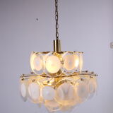 Murano white chandelier, Italy