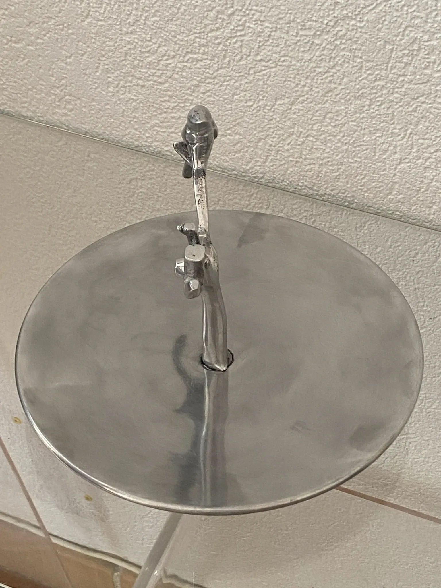 Polished aluminium plate