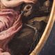 Paire de peintures anciennes sur ardoise, sujet religieux, XVIIe siècle