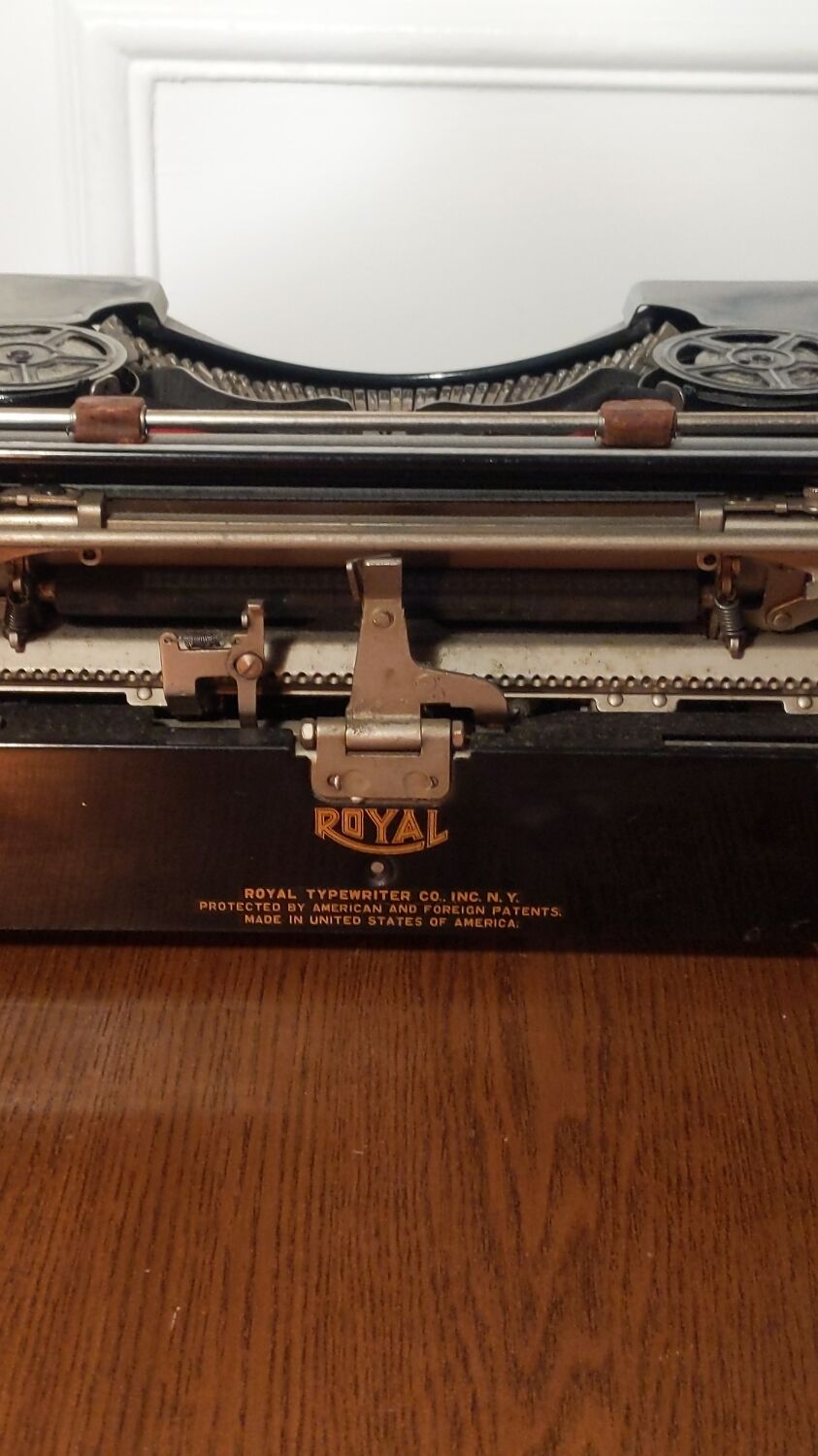 Royal portable typewriter