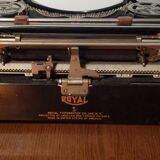 Royal portable typewriter
