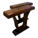 Art Deco pair of consoles