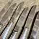 6 Christofle silver-plated knives, "Malmaison" service