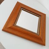 Vintage beech mirror