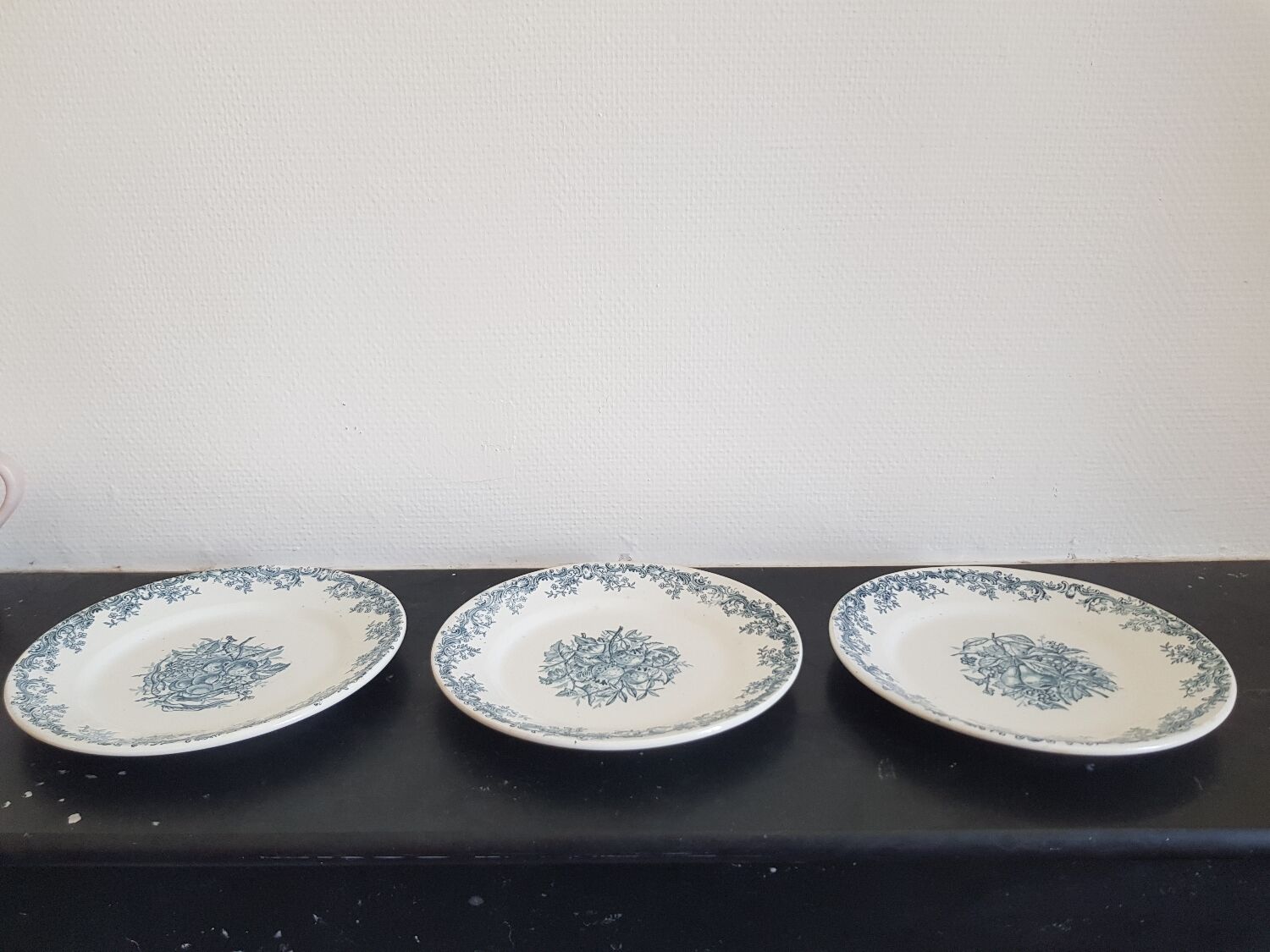 Earthenware plate terra iron model clairefontaine