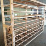 Solid wood workshop clay on wheels