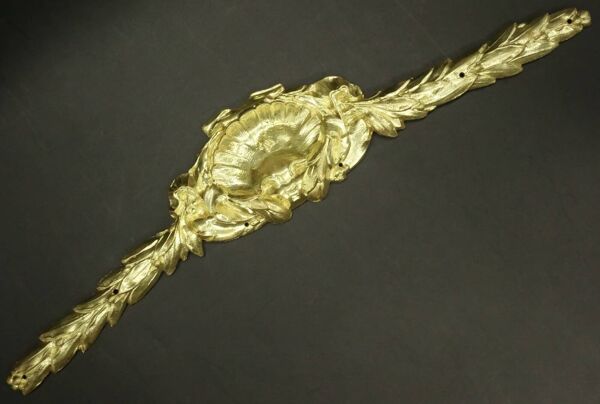 Grand fronton style Louis XV début 1900 - bronze doré