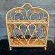 Rattan shelf