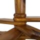 Vintage Pinewood Sputnik Freestanding Coat Rack, 1970s Design