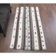 Vintage Turkish Hand-Knotted Wool Cotton White Kilim Runner Rug 65x140