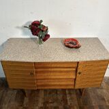 Mid century retro vintage teak sideboard washstand by Beautility 1960