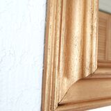 Antique gilded wooden mirror