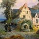 Pendant of HST Paintings "Animated farmyard" Paul DEVILLERS (XIX-XX)
