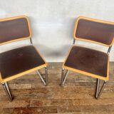 Set of 4 Marcel Breuer chairs Made in ITALY