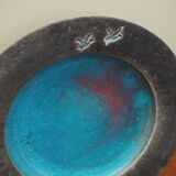 Ceramic platter, Danish design, 1960s, production: Denmark