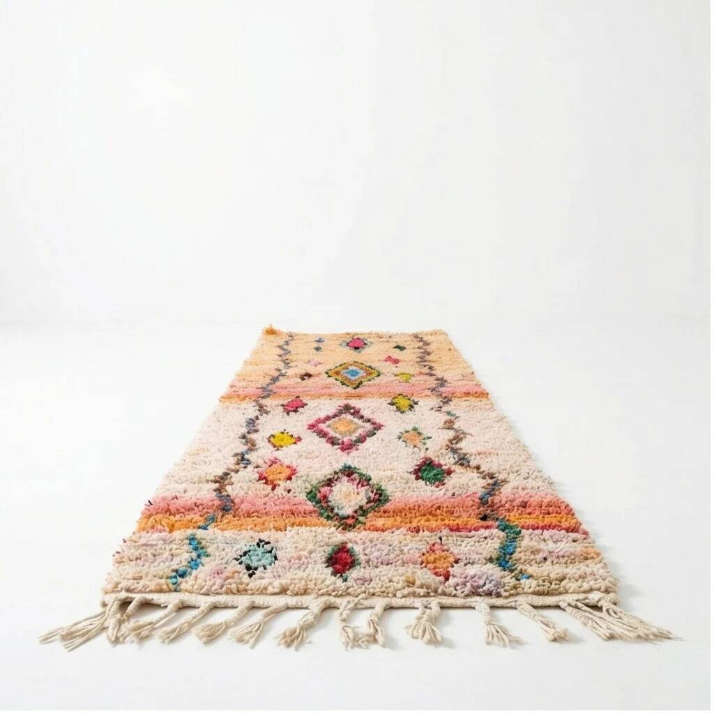 Boujad Tribal Berber rug 75 x 280 cm