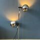 Chrome ball floor lamp Herda Mid-Century 1970s