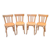 Set of 4 vintage Baumann bistro chairs