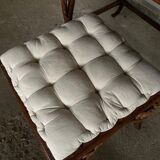 Vintage rattan dressing table with mirror and stool 1970