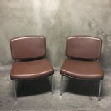 Low armchairs