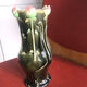 Khaki slipware vase