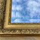 Napoleon III bevelled ice mirror 132x42cm