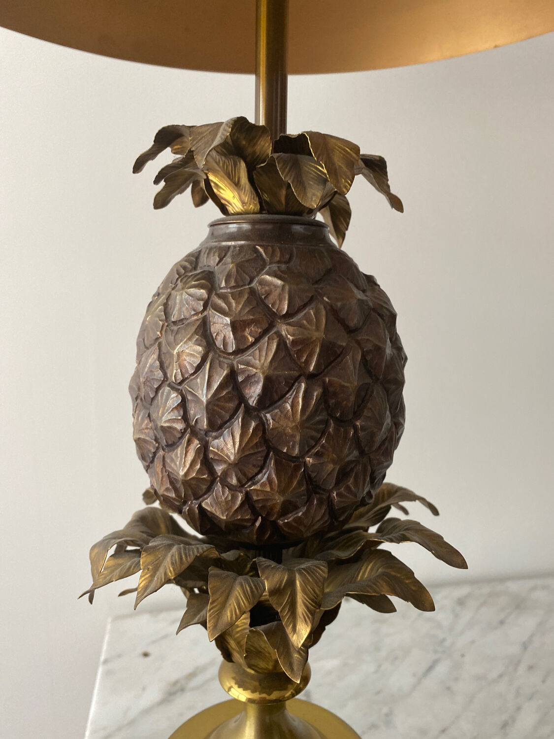 Homemade pineapple lamp Charles