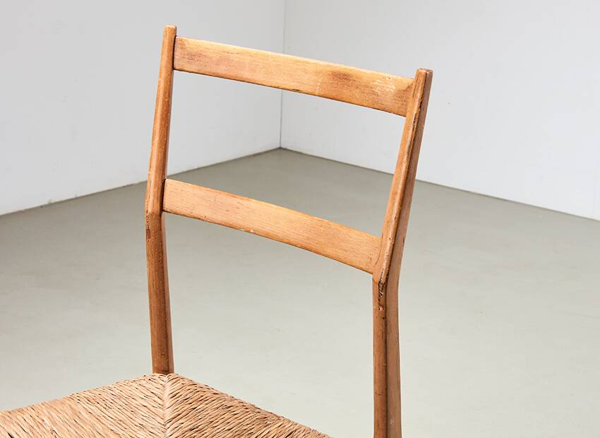 Chaise Gio Ponti Superleggera pour Cassina Italie 1957