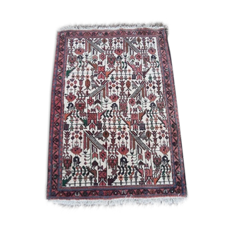 Hand knotted wool orient carpet 100x150cm