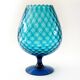 Blue Italian glass vase