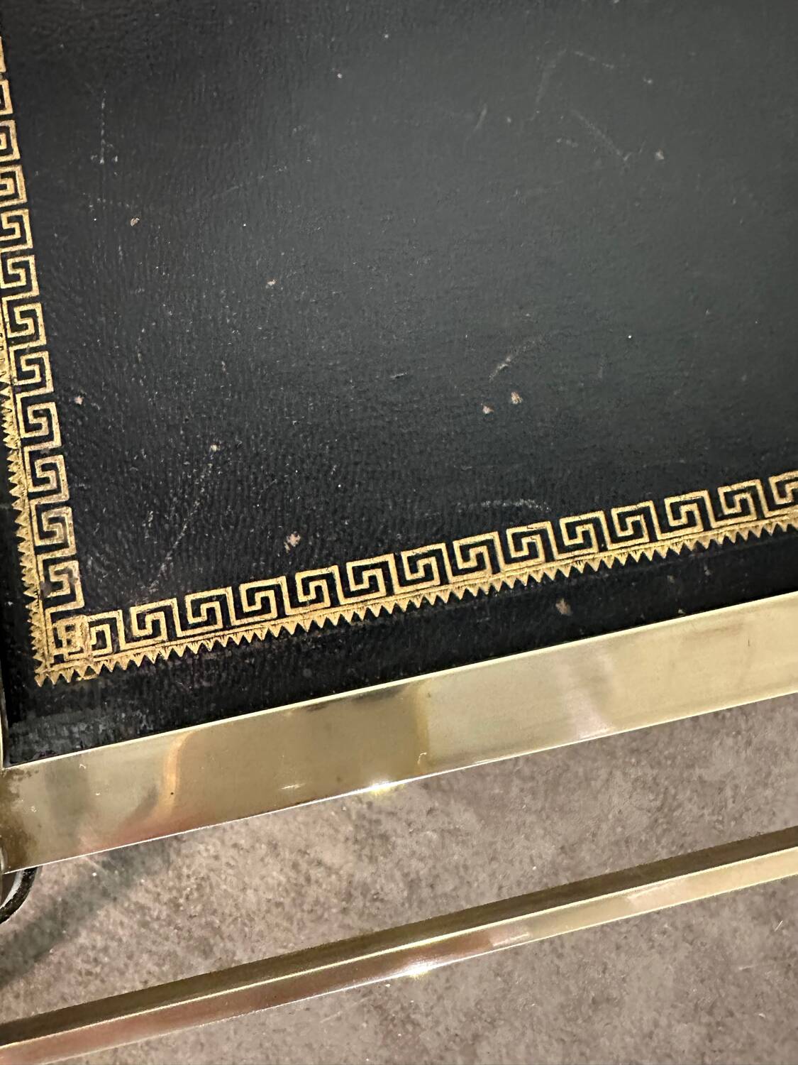 1970s bronze coffee table