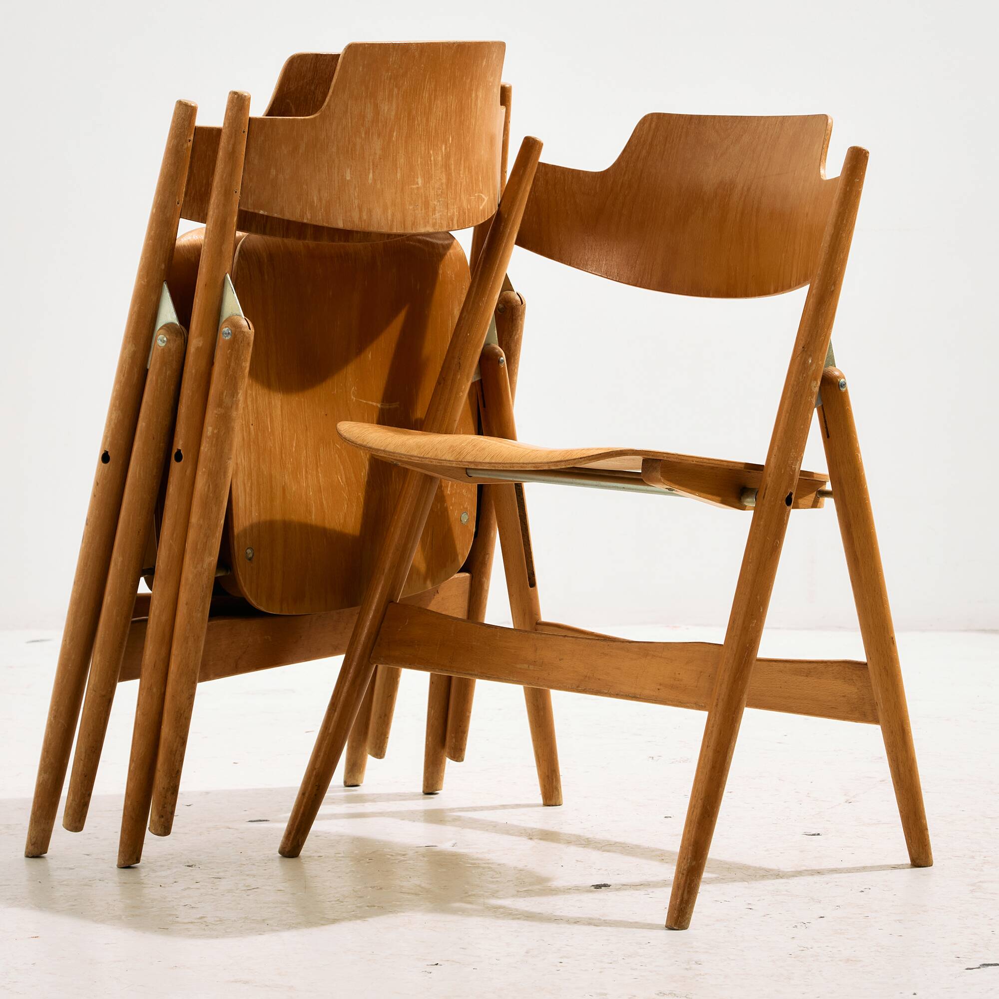 MK10848 SE 18 folding chair by Egon Eiermann for Wilde + Spieth