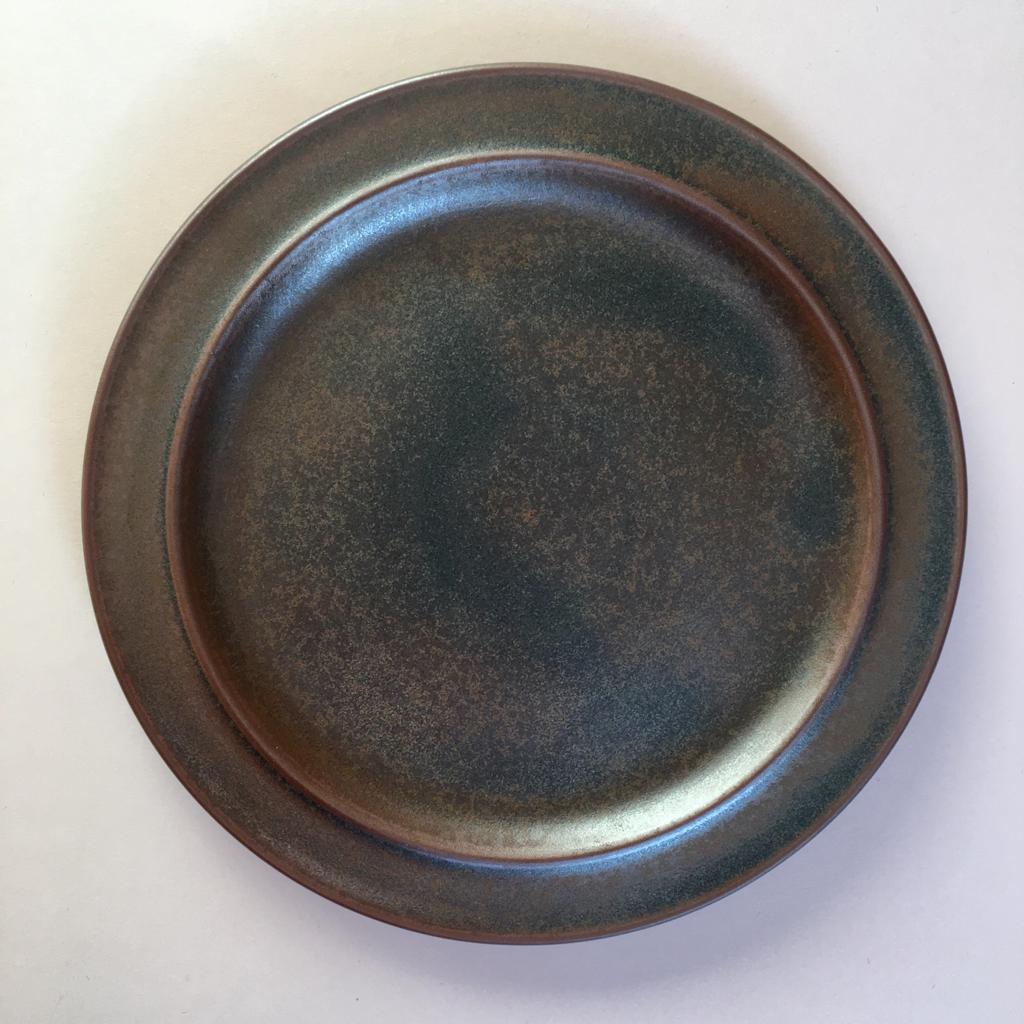 12  German dessert stoneware plates from Hutschenreuther