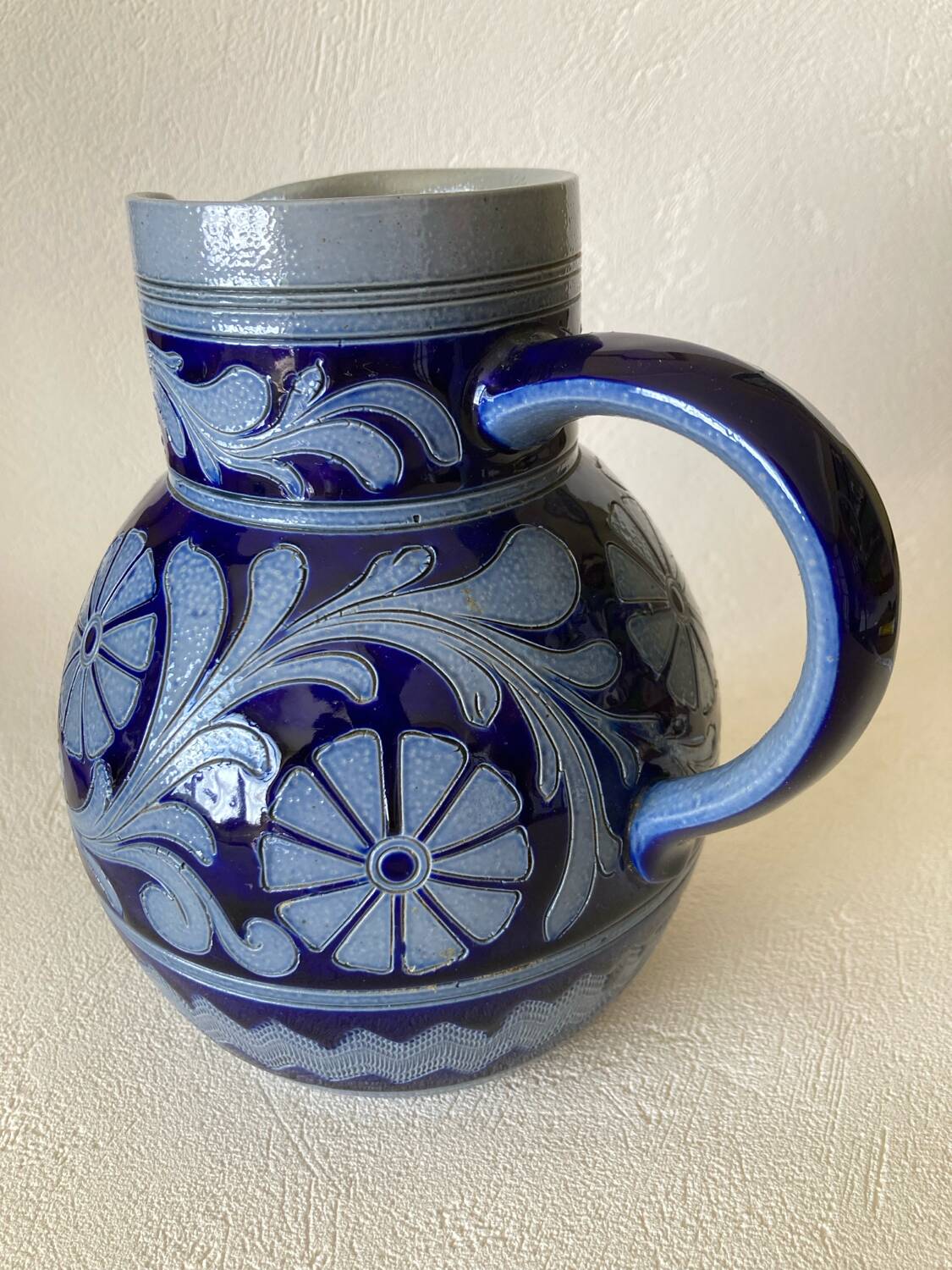 Pichet en grès d'Alsace Hubert Krumeich-Remmy Oberbetschdorf