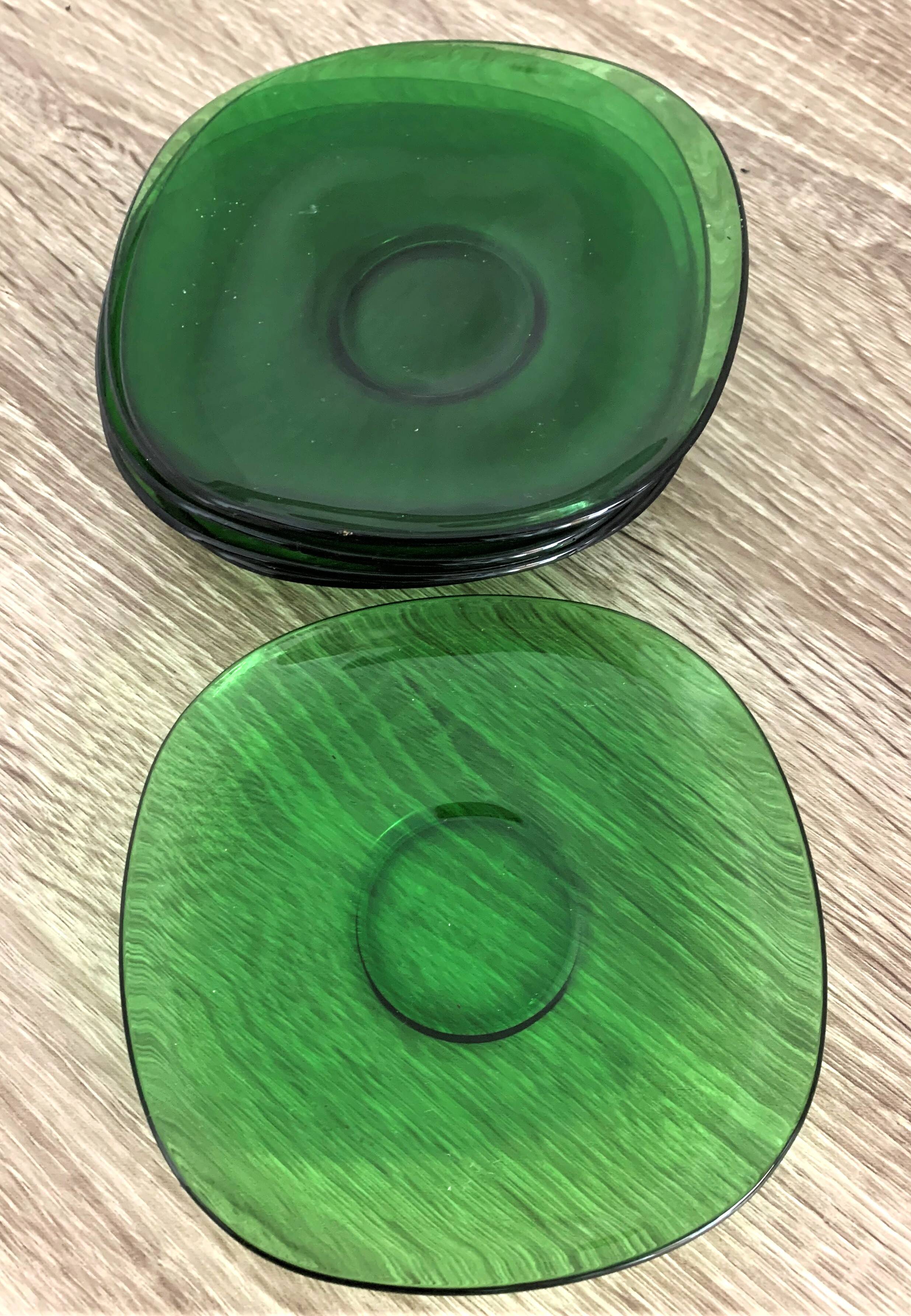 6 Vereco cups 6 saucers, Mid-Century Modern design